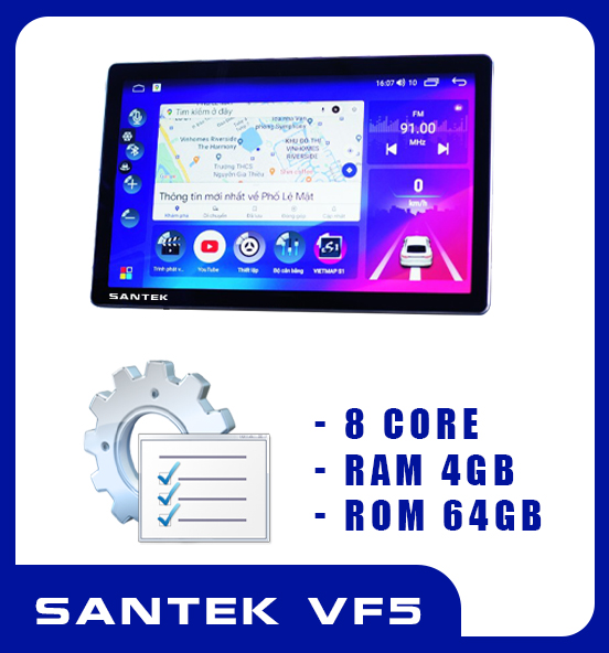 MÀN HÌNH Santek VF5 360