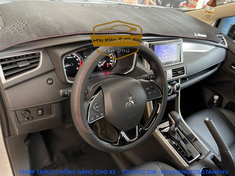 THẢM TAPLO CHỐNG NẮNG DA CACBON & VÂN GỖ XE MITSUBISHI XPANDER 2019 - 2021