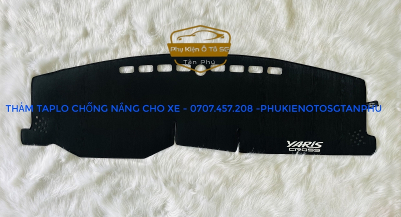 Thảm Taplo Nhung Chống Nắng Cho Xe Toyota Yaris Cross 2023-2025